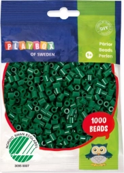 PLAYBOX Strygeperler - mørkegrønne 1000 stk
