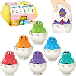 WOOPIE Montessori-mosaik Æg Piber 6 stk.