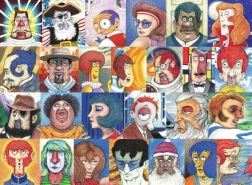 Ravensburger puslespil alfabet i ansigter 500 brikker