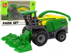 Grøn lille landbrugskombajn – legetøj