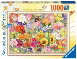 Puzzle 1000 brikker Blomstrende blomster