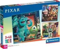 Clementoni puslespil Disney Pixar 3×48 brikker