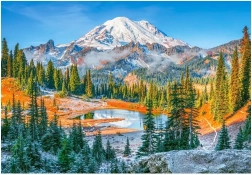 Puslespil nationalparken Mount Rainier 1000 brikker