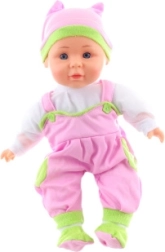 Talende babydukke 30 cm – pink outfit