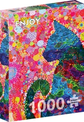 Puslespil Tænkende Kat 1000 Brikker