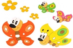 Trædekoration Sommerfugle og Blomster