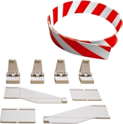 Bande og holdere til Carrera Evolution, Digital 132 og Digital 124 racerbane – sæt 3 m