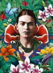 Puzzle RAVENSBURGER Frida Kahlo: Blomstrende fantasi 500 brikker