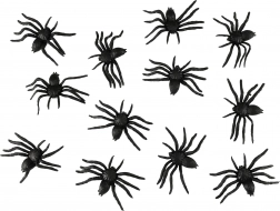 Uhyggelig dekoration edderkopper til Halloween