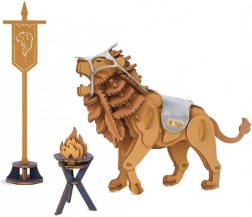 3D træpuslespil Krigerløve