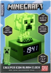 Minecraft Creeper vækkeur med natlys 16 cm