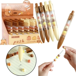 Kuglepen med kapybara-figurer