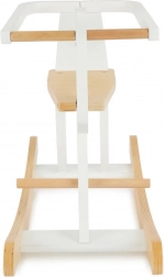 Træ gyngehest Bieco med sikkerhedsramme