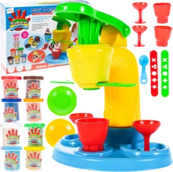 Plastelin-isbar med 6 bægre