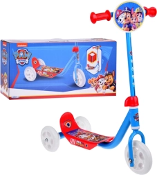 Trehjulet børneløbehjul PAW PATROL, rød‑blå, op til 20 kg