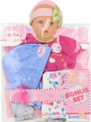 Dukke­tøj til 45 cm dukke med ble