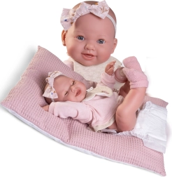 Realistisk babydukke med blød vinylkrop