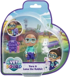 Dukke Yara og kaninen Luna – SUPER VET SQUAD fra Goliath Games