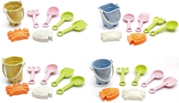 Sæt til sand med spand og værktøj