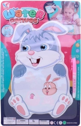 Vandmaleri med kaninmotiv