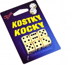 Spilleterninger i æske