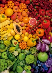 Educa Puslespil Farverige Vitaminer 1000 brikker