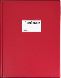 Omslag til klasselærerbog A4 med vindue – rød Classic