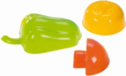 Forme Lena til madlavning i form af peberfrugt, svamp og tomat