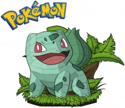 3D puslespil Pokémon Bulbasaur fra 4D Puzzle
