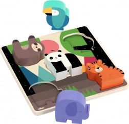 Indlægningslydpuslespil Jungle