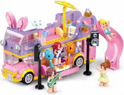 Sluban rock musikalsk autocamper double decker byggesæt