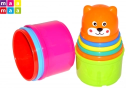 Stabletårn af kopper, 9 stk.