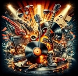 Diamantmaling Musikalsk inspiration 30 × 40 cm