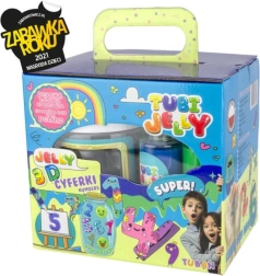 Tubi Jelly sæt – 6 farver med lille akvarium og tal