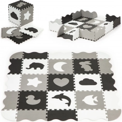 Skumunderlag ECOTOYS med hegn og pool af 25 dele