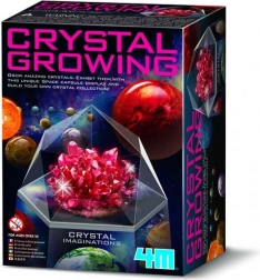 Uddannelsessæt til dyrkning af krystaller 4M - Røde krystaller