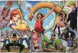 Puslespil Anime-kollektion: One Piece 500 brikker