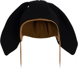 Baby bomuldshue med ører NEW BABY Favorite sort