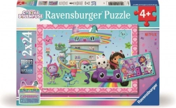 Ravensburger puslespil Gabby’s magiske hus 2x24 brikker