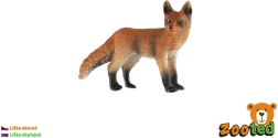 Figur af en ræv fra Zooted, 9 cm