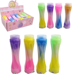 Tofarvet flaske Putty mix af farver 16 cm
