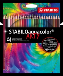 Sæt akvarelfarveblyanter Stabilo Aquacolor Arty 24 stk