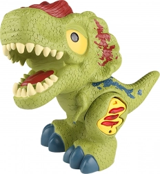 Dinosaur med lys- og lydeffekter – grøn