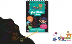 Ridsefarvede notesark 10×14 cm, 10 stk.