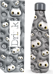 Termoflaske med hvid kat 500 ml