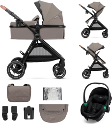 Kinderkraft kombivogn 3-i-1 Esme Pro Sand Beige