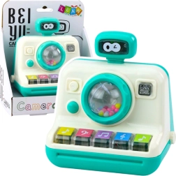 Interaktivt kamera-klaver Rangle Lys Lyde Hvid Grøn