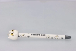 Sletbar pen med 3D kattemotiv 0,5mm