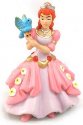 Figur prinsesse med fugl