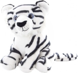 Plysbamse hvid tiger 18 cm